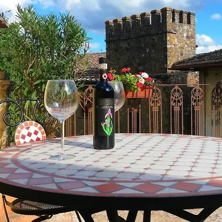 La Terrazza Sul Borgo - Montefioralle Apartment Greve in Chianti Exterior photo